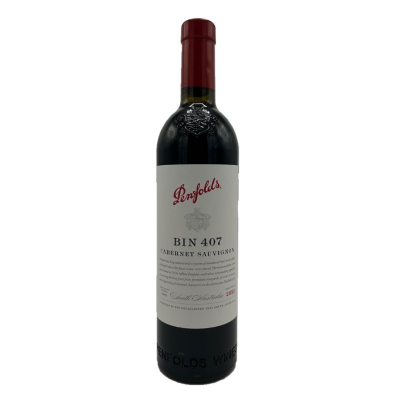 Penfolds Bin 407 Cabernet Sauvignon 2022 750ml 14.5% - Australia Wine Front 94/100