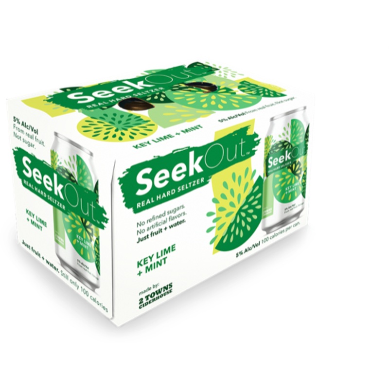 SeekOut Seltzer Key Lime + Mint Hard Seltzer 6pk