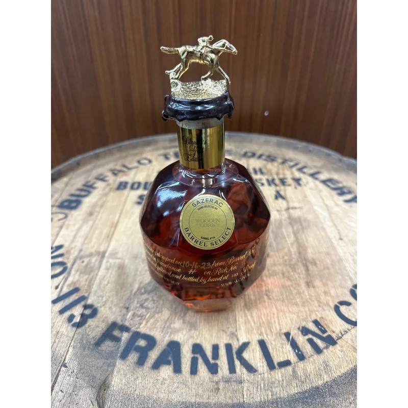 Blantons Gold Edition Single Barrel Select by Wooden Cork