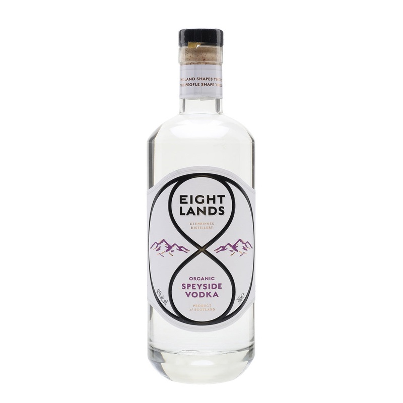 Eight Lands Organic Speyside Vodka 42% abv 70cl
