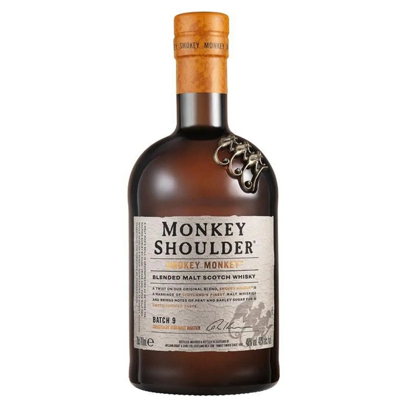 Monkey Shoulder Smokey Monkey Blended Malt Scotch Whisky, 70 cl