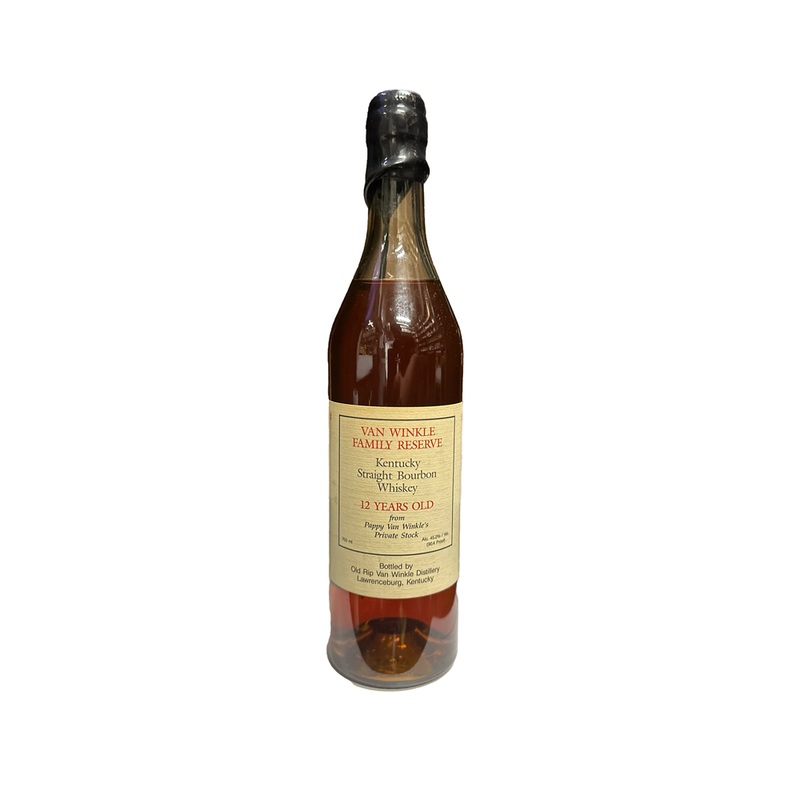 Van Winkle Family Reserve 12 Years Old from Pappy Van Winkle's Private Stock Wax Top