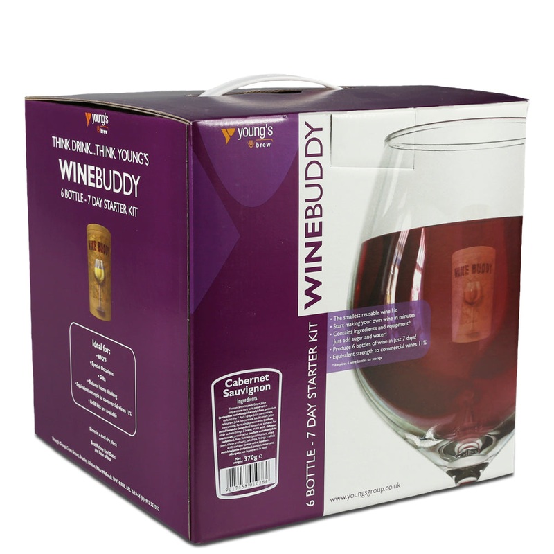 WineBuddy 6 Bottle Starter Kit - Cabernet Sauvignon