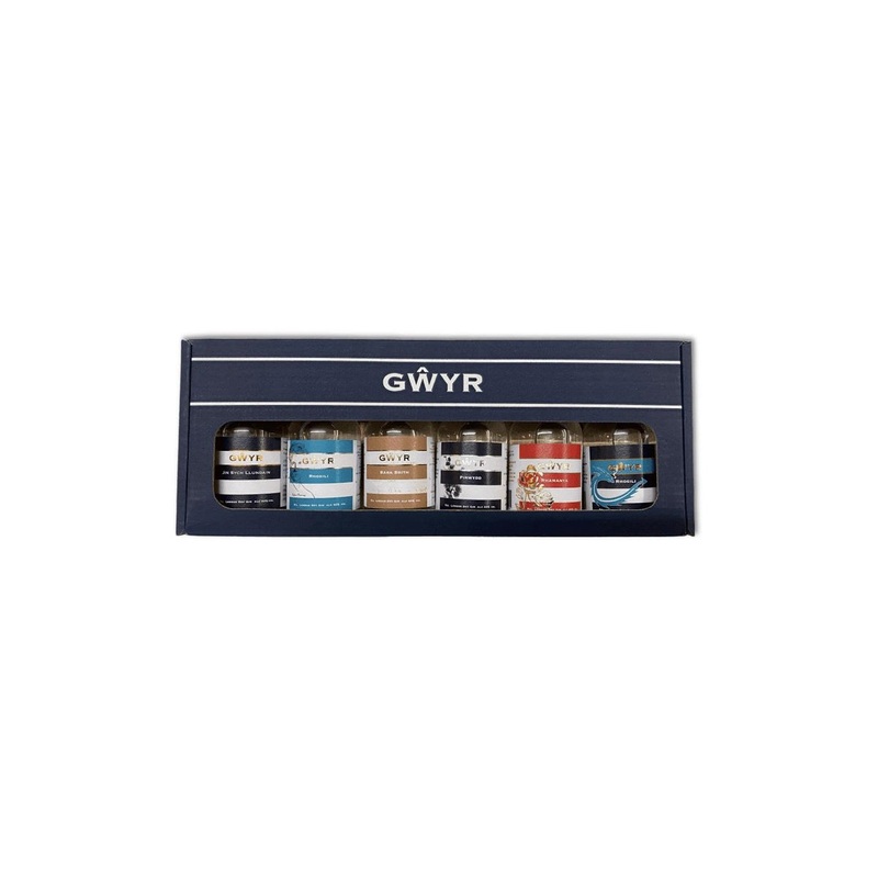 Gwyr Gin Miniature Gift Set of Six 6 x 5cl