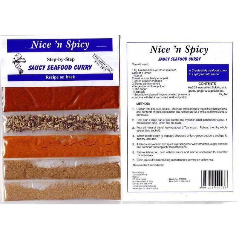 Nice n Spicy Saucy Seafood Curry Sachet