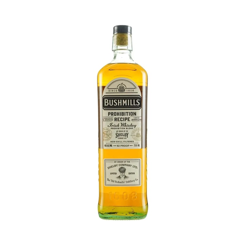 Bushmills & Peeky Blinders "Prohibition Recipe" Irish Whiskey 750 ML