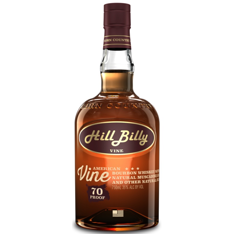 Hill Billy Bourbon American Vine Bourbon Whiskey 750 ML