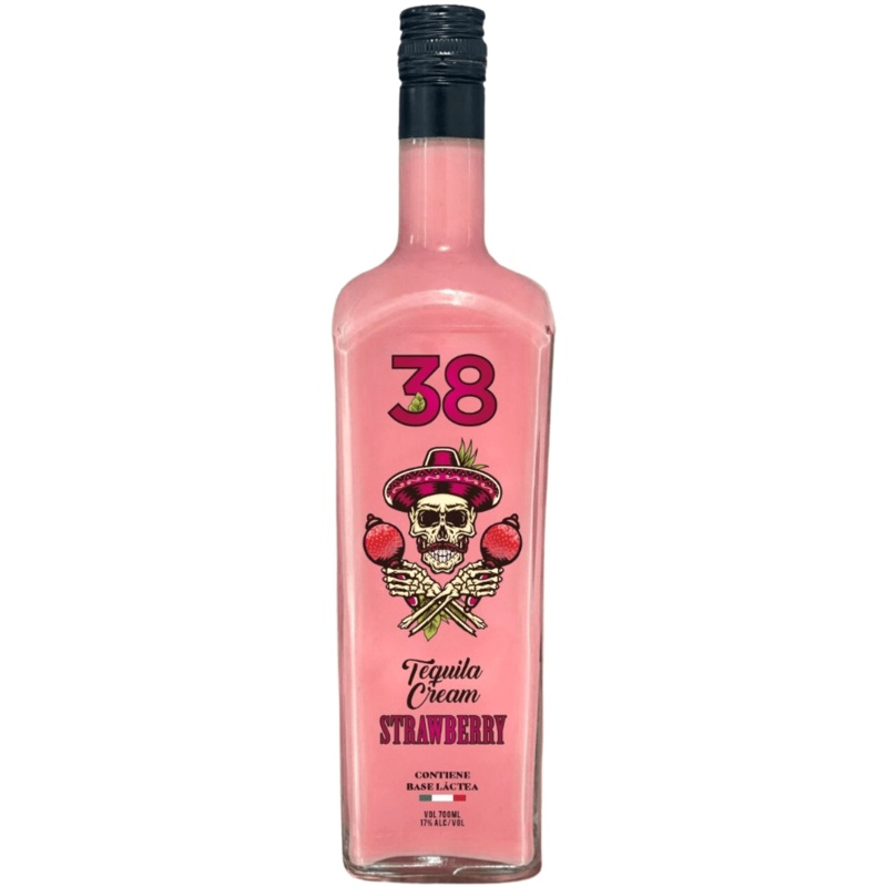Tequila 38 Strawberry Cream Liqueur 70cl