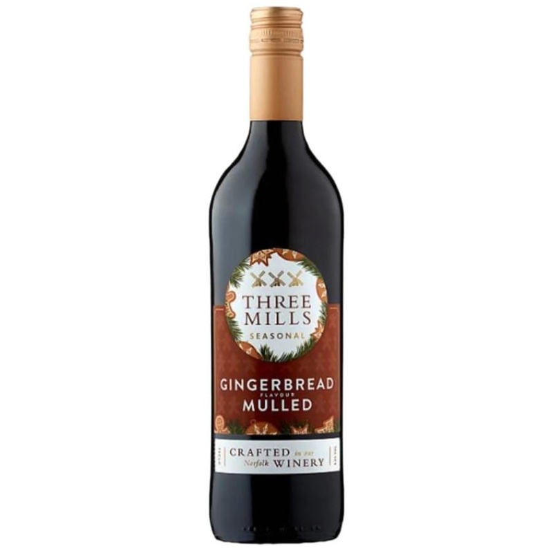 Three Mills Gingerbread Mulled Wine 75cl