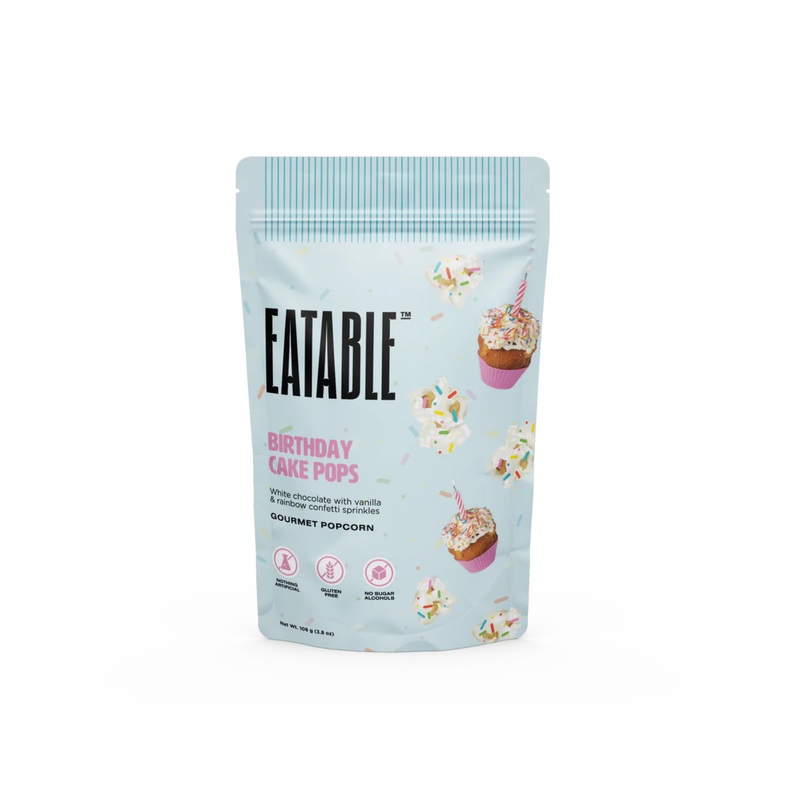 "Birthday Cake Pops" Gourmet Popcorn SINGLE