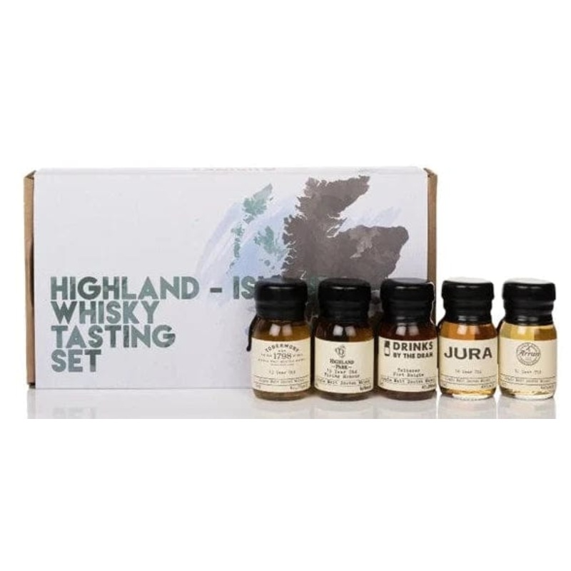 Drinks by the Dram Highland - Islands Whisky Tasting Set 5x3cl