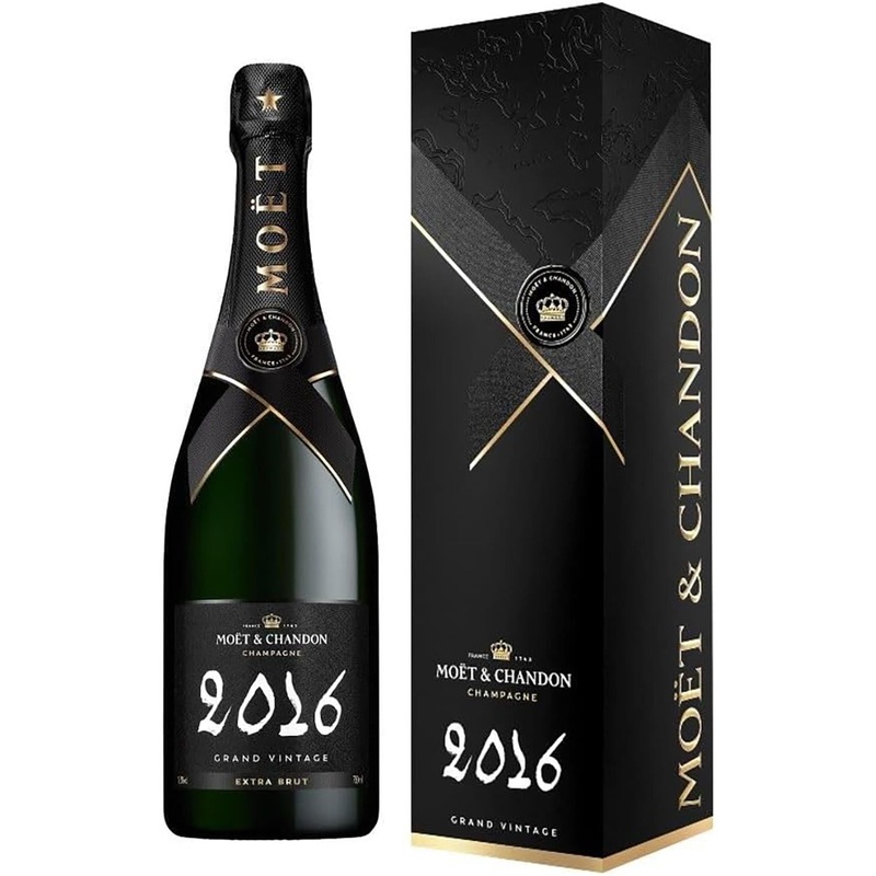 Moet & Chandon Grand Vintage Brut Champagne Gift Boxed 2016 75cl