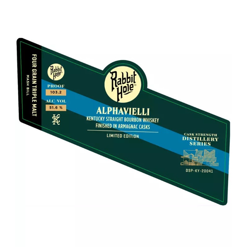 Rabbit Hole Alphavielli Straight Bourbon Armagnac Cask Finish 750mL