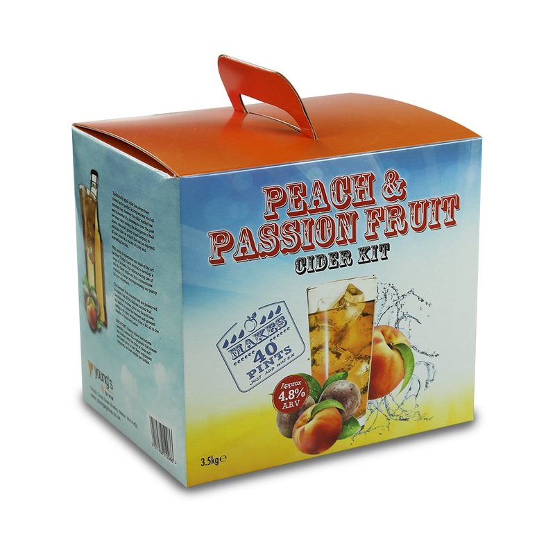 Youngs Premium 40 Pint Cider Kit - Peach & Passion Fruit