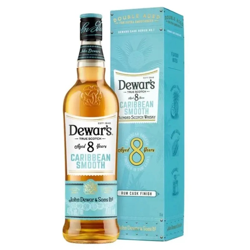 Dewars Caribbean Smooth 8 Year Old Blended Scotch Whisky, 70 cl