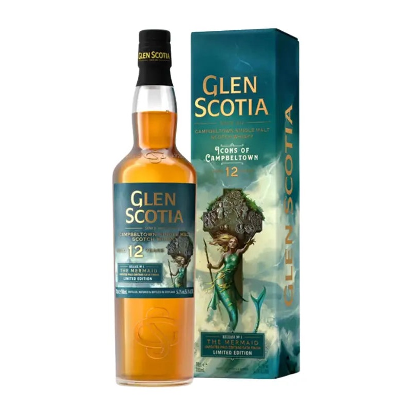 Glen Scotia 12 Year Old The Mermaid Icons of Campbeltown 750mL