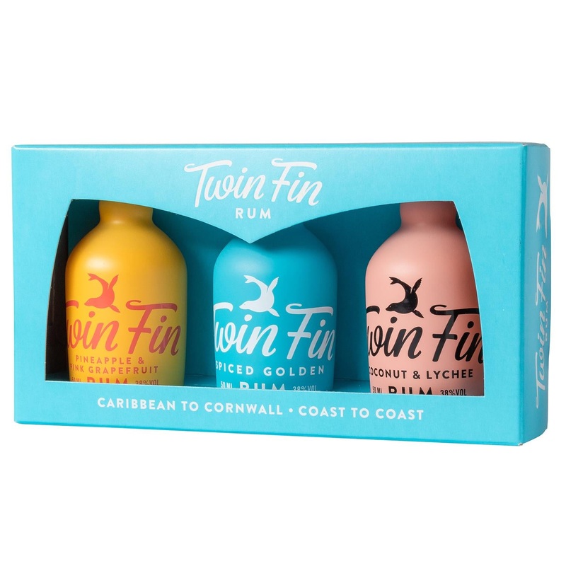 Twin Fin Rum Selection Gift Set 5cl