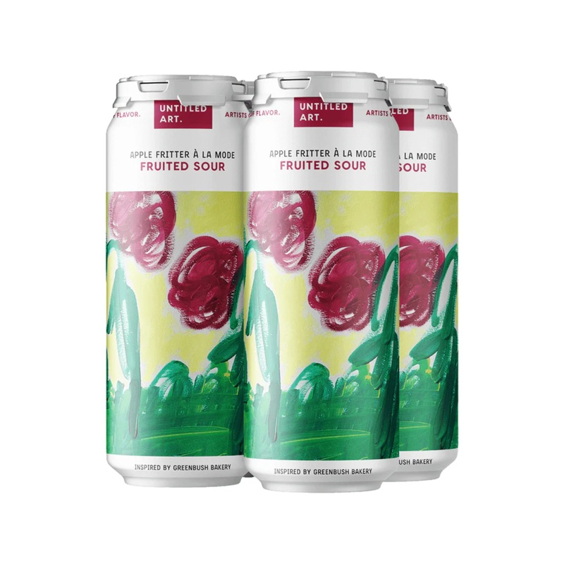 Untitled Art Apple Fritter A La Mode Sour 4 PACK 16 OZ CANS
