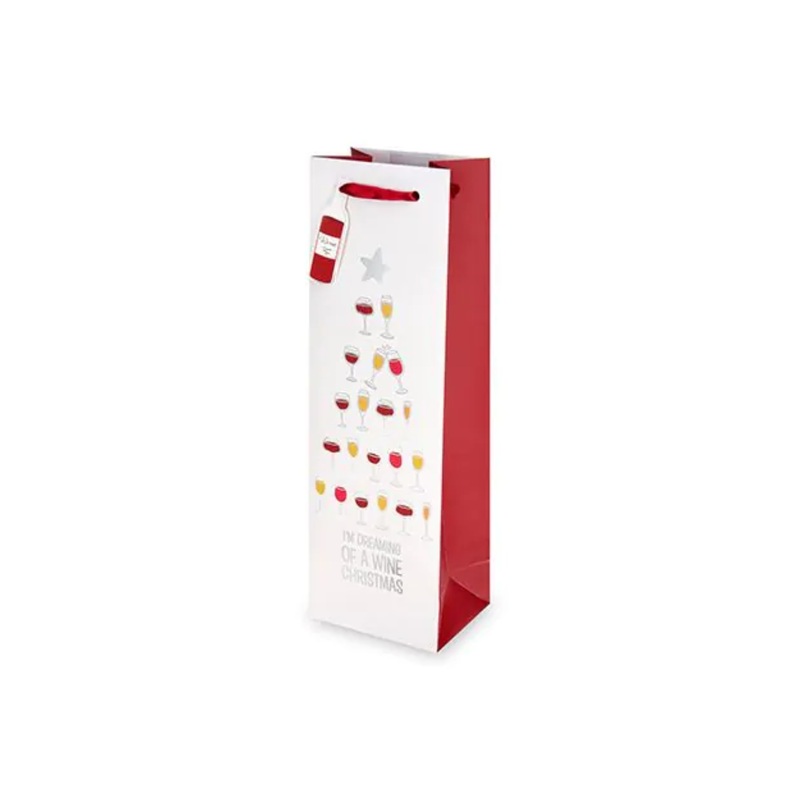 "Wine Christmas" Wine Bag SINGLE
