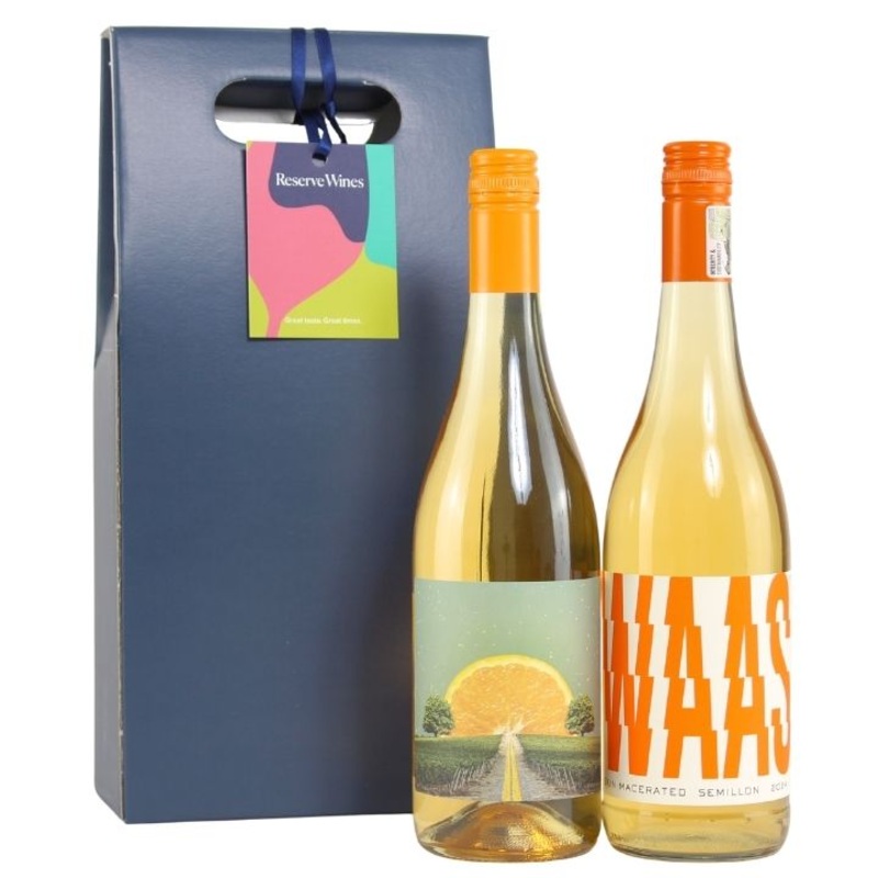 Birthday Orange Duo: Fruity & Textured Skin-Contact Orange Wine Gift