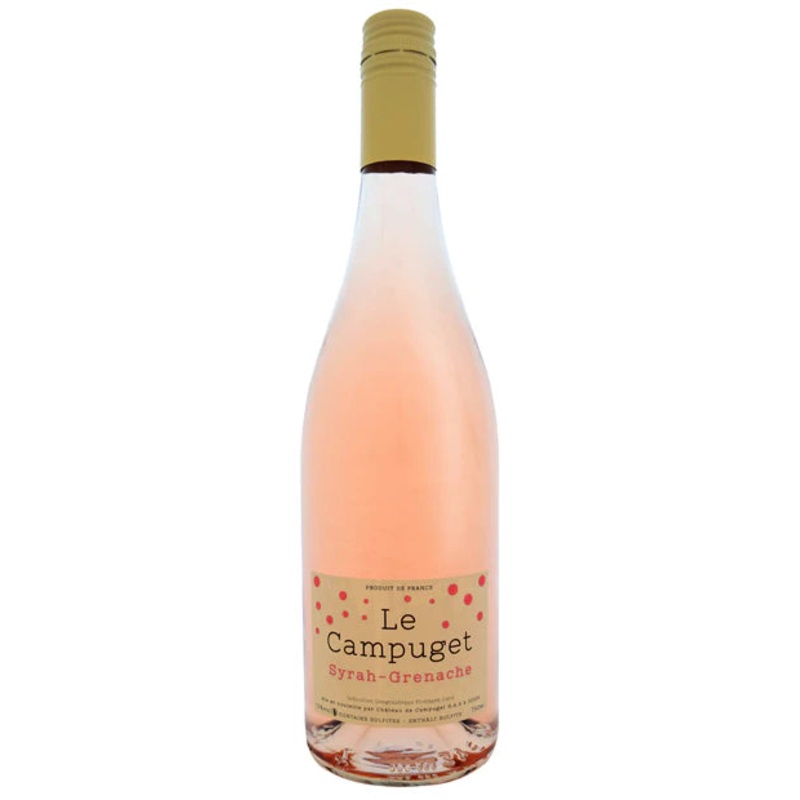 Chateau de Campuget 'Le Campuget' Syrah Grenache Rose, Vin de Pays du Gard 2024 (Case)