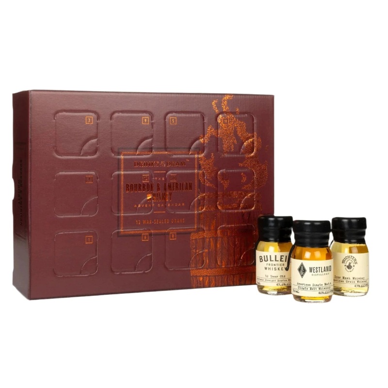 Drinks by the Dram 12 Day Bourbon & American Whiskey Advent Calendar 2024 12x3cl