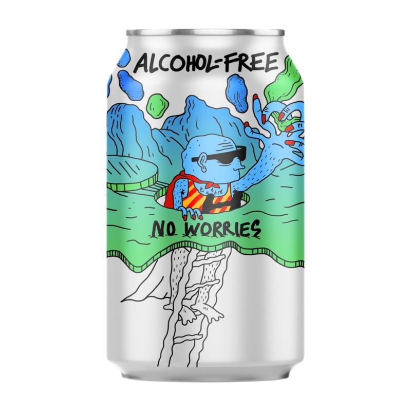 Lervig, No Worries, Non Alcoholic 330ml Can