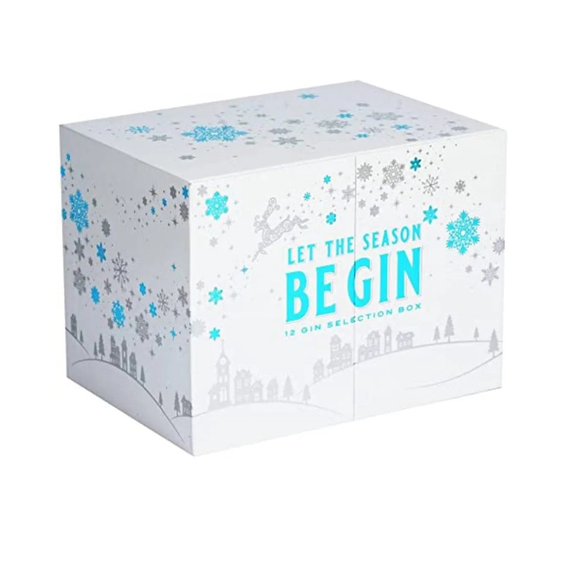 Let The Season Be Gin Selection Box Advent Calendar, 12 x 5 cl