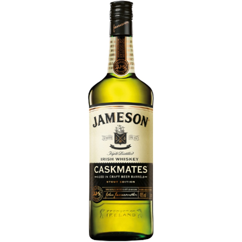 Jameson Blended Irish Whiskey Caskmates Stout Edition 80 1 L