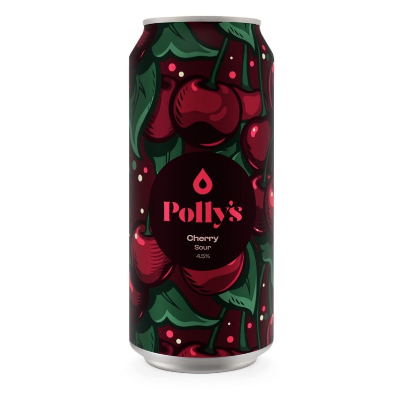 Polly's Cherry Sour 4.5% abv 440ml Can