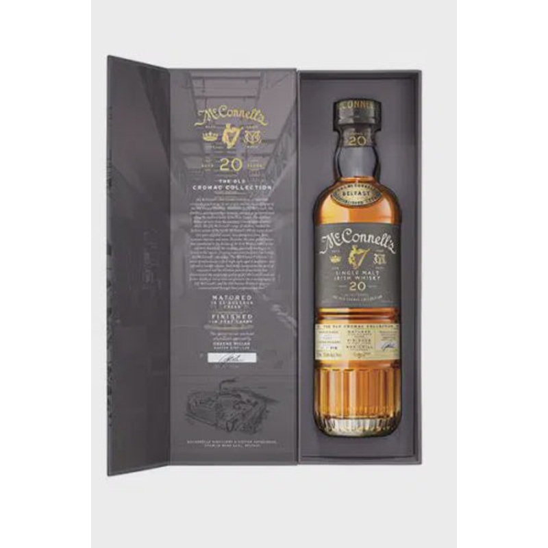McConnell's Old Cromac 20 Year Old Single Malt Irish Whiskey 70cl
