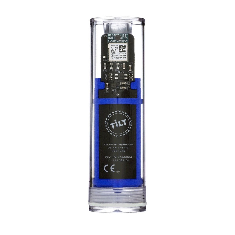 Tilt Hydrometer & Thermometer - Blue