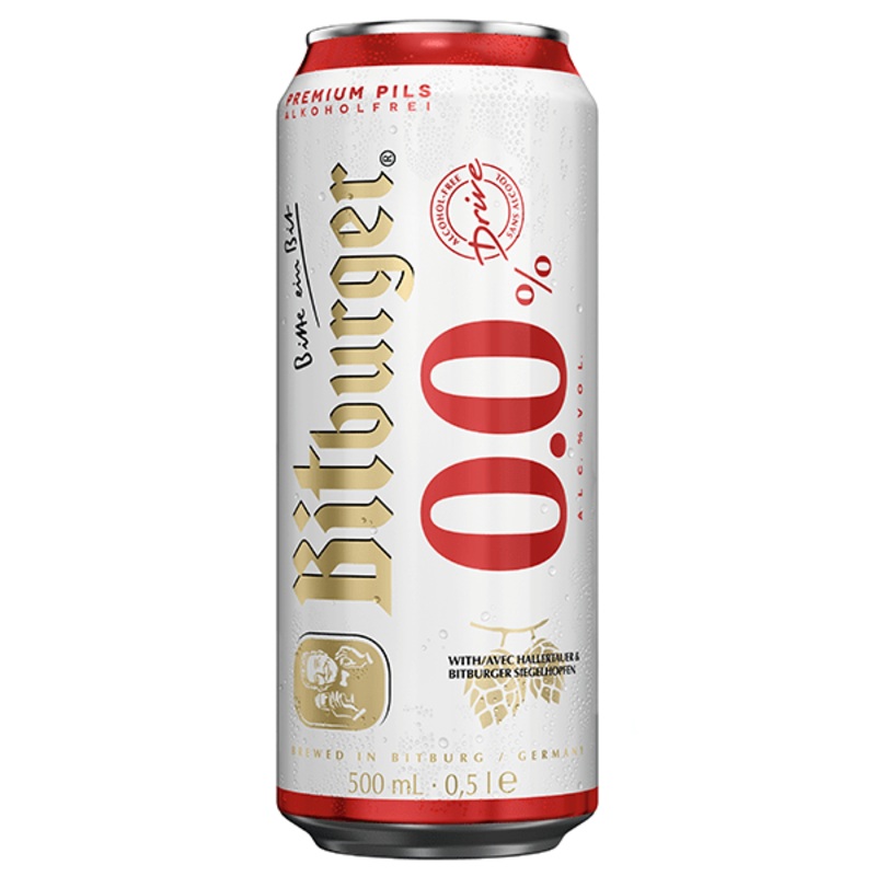 Bitburger Drive Cans Alcohol-Free 24x500ml