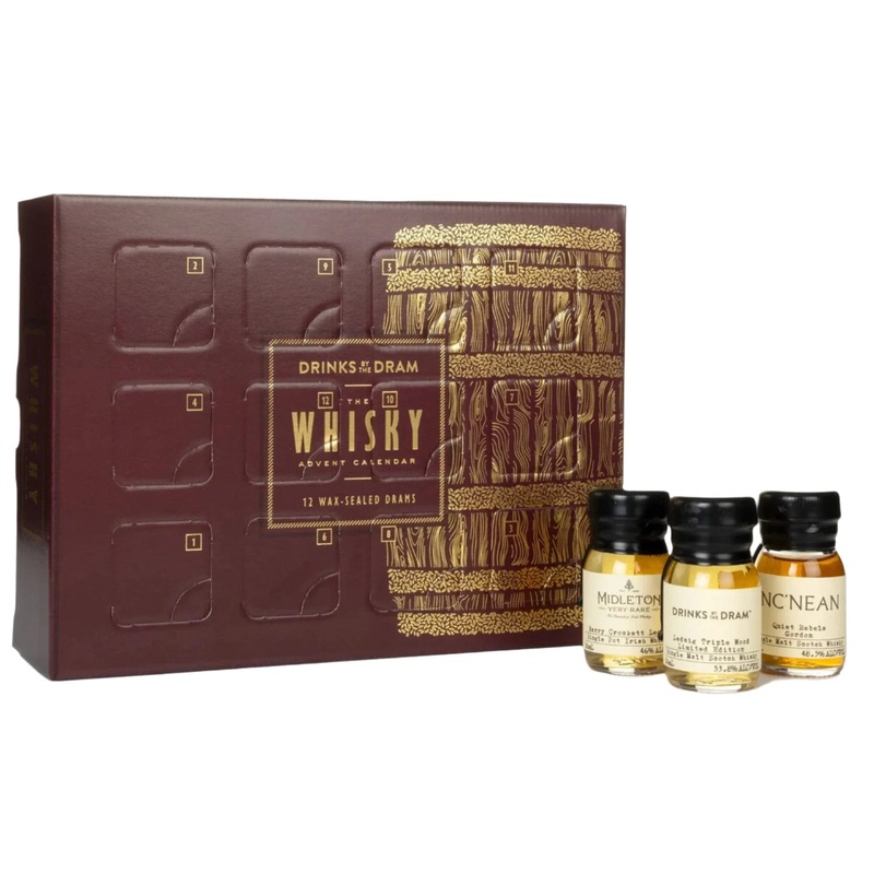 Drinks by the Dram 12 Day Whisky Advent Calendar 2024 12x3cl