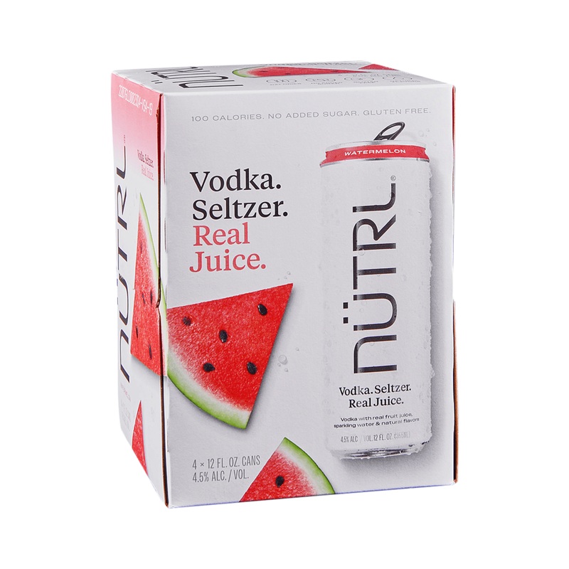 NTRL Watermelon 4 PACK 12 OZ CANS