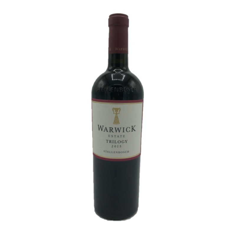 Warwick Estate Trilogy 2015 750ml 14.5% - South Africa Platter 4.5* Tim Atkin 95/100