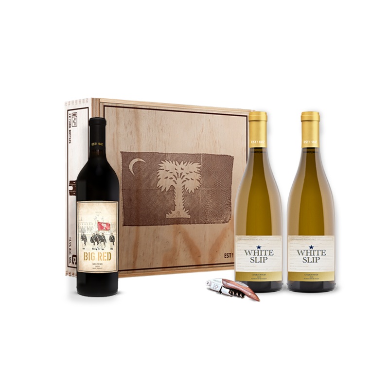 White Slip & Red Gift Box Set