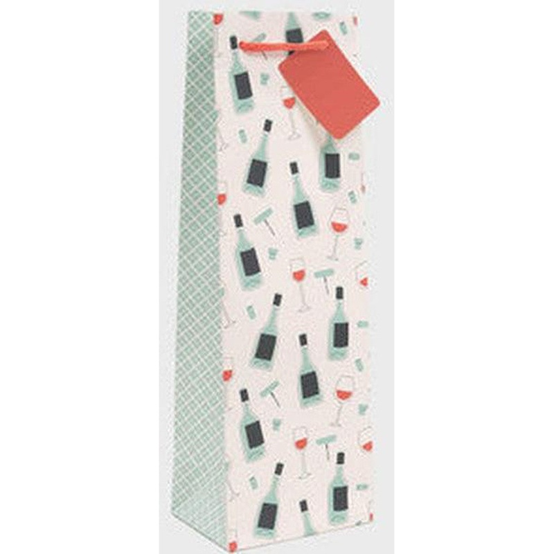 1 Bottle Viva La Vino Gift Bag 1 Bottle Bag