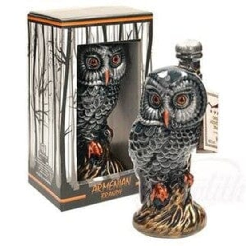 Brandy Filled Owl Decanter 50cl