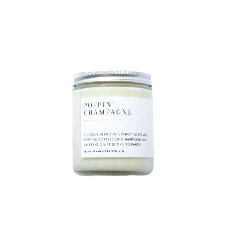 "Poppin' Champagne" Scented Candle SINGLE