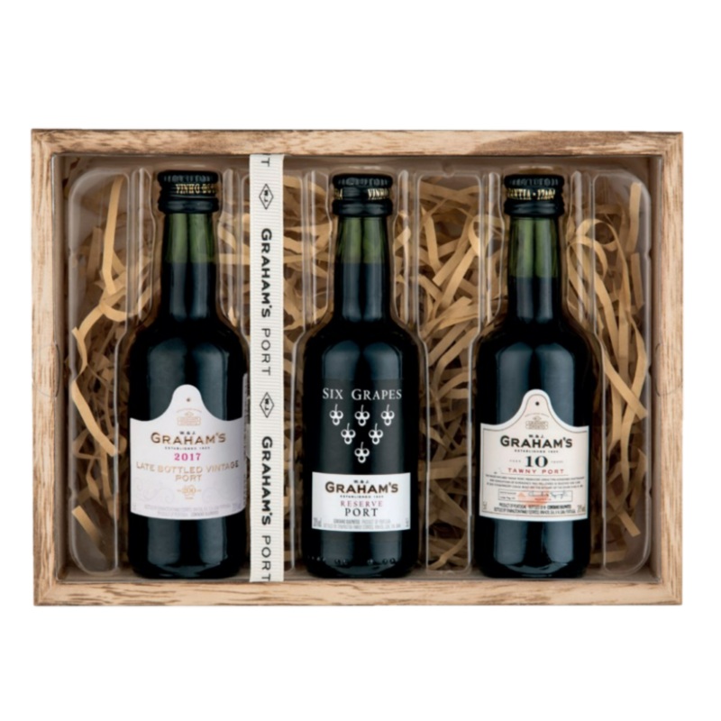 W & J Graham's Triple Port Selection Gift Pack 150ml 20% - Portugal