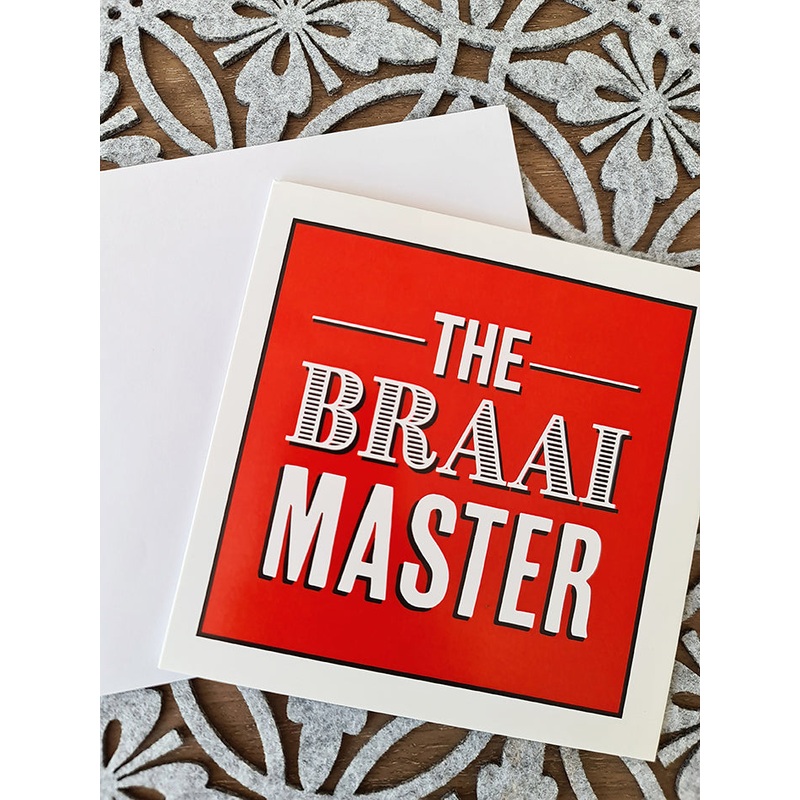 Braai Master Greeting Card