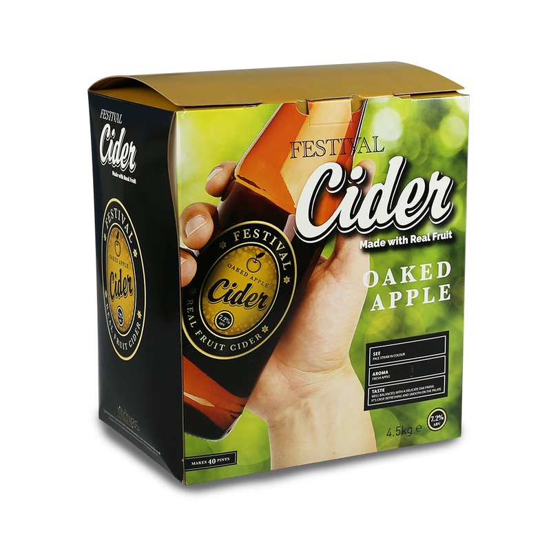 Festival 40 Pint Cider Kit - Oaked Apple