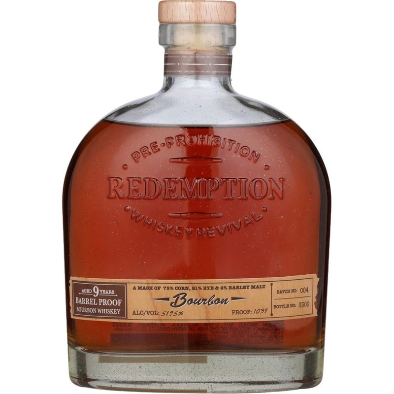 Redemption Straight Bourbon Barrel Proof Whiskey 750 ML