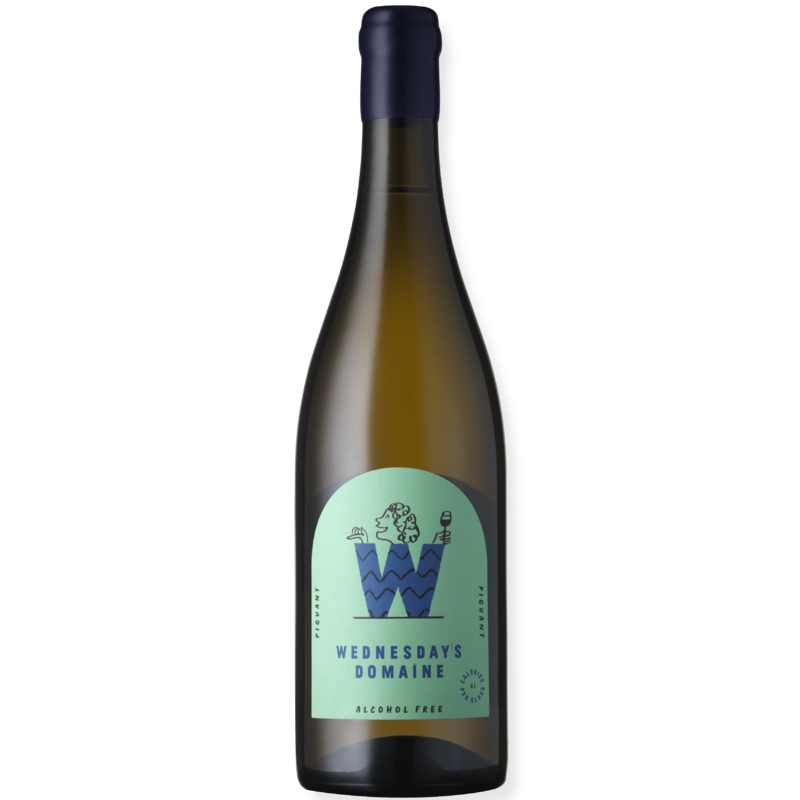 Wednesday's Domaine Piquant Alcohol Free White Wine 75cl