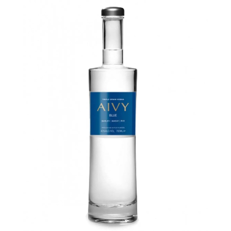Aivy Blue: Barley, Wheat & Rye Triple Flavoured Vodka, 70 cl