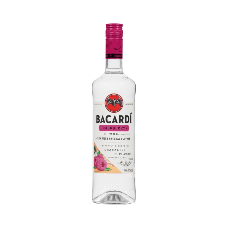 Bacardi Raspberry Flavored Rum 750 ML