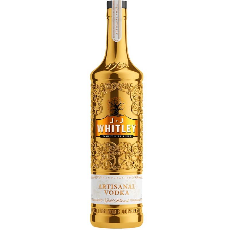 JJ Whitley Artisanal Gold Vodka 70cl