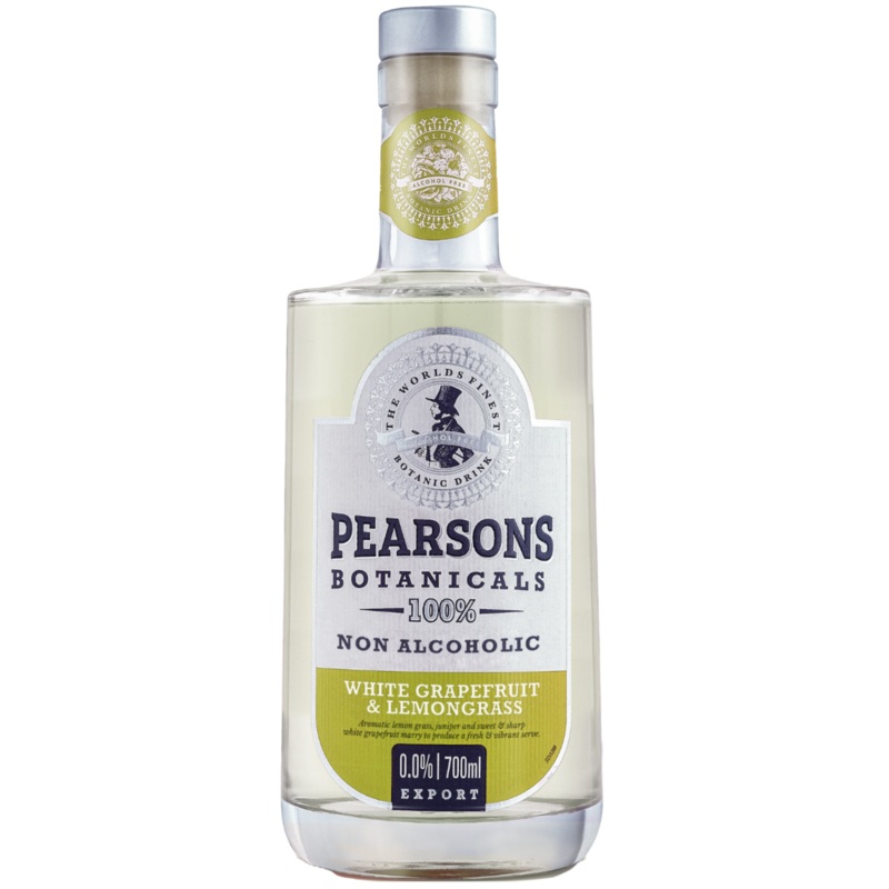 Pearsons Botanicals White Grapefruit & Lemongrass Alcohol Free Gin Alternative 70cl