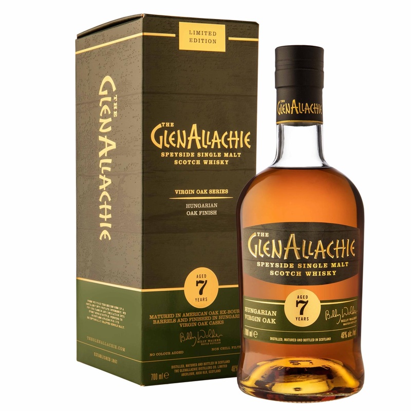 GlenAllachie 7 Year Old Hungarian Virgin Oak Whisky 70cl